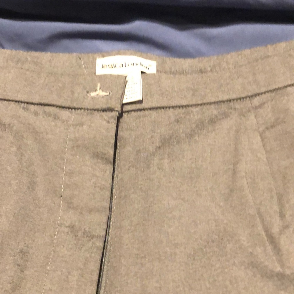 Women’s size 14 grey button and zipperup dresspant